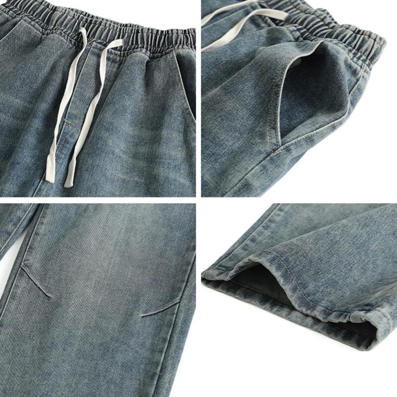 NASA NOAH American High Street Loose Straight-Leg Jeans