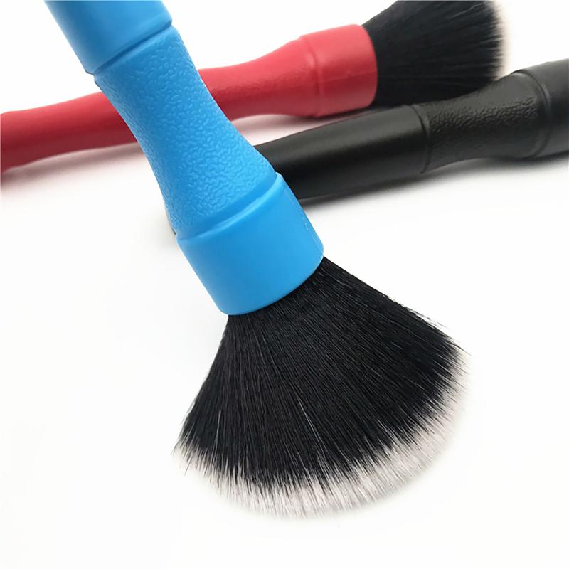 Przenośny pędzel do czyszczenia Ultra miękkie włosie Narzędzia do detalingu Deska rozdzielcza Klimatyzacja
