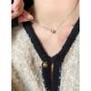 Women's Zircon Pendant Niche Style Jewelry Silver Necklace