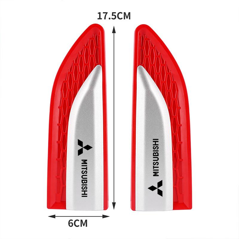 Car Side Fender Body Fender Cover Trim Protective Sticker for Mitsubishi Lancer ASX Outlander Pajero Evolution Car Accessories