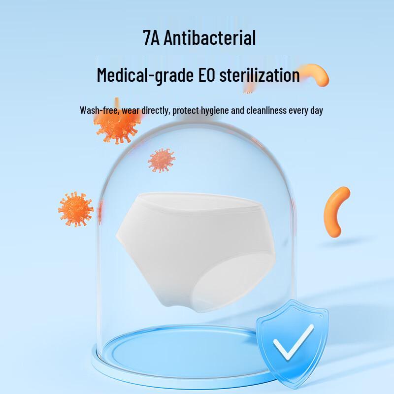 BADIGAO Women's Disposable Cotton Underwear 5-Pack