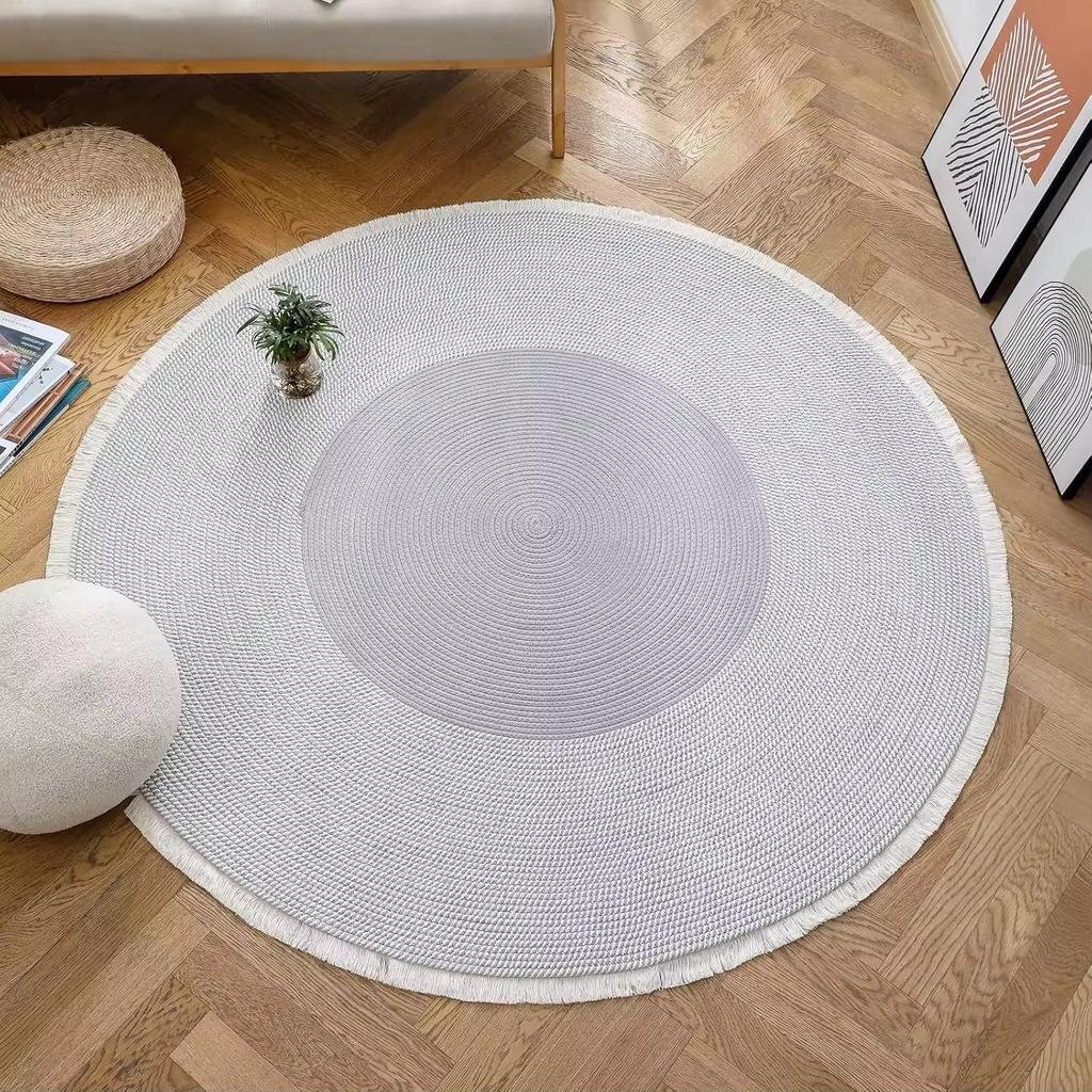 Large Scratching Mat for Indoor Cats Natural Cotton Rope Flat Scratcher Cat Scratch Rug Pad for Wall, Couch, Carpets, Sofas