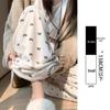 2025 Women's High Waist Soft Wide-Leg Pants with Bow, Slimming Fit, for Spring & Autumn