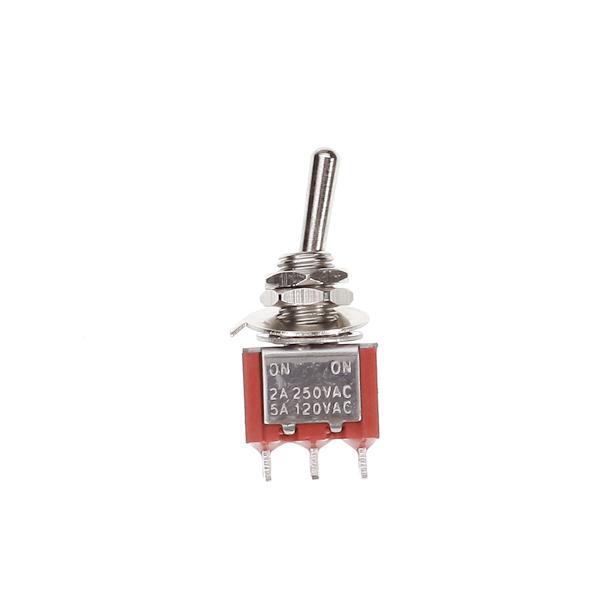 5x Single Pole Double Throw SPDT on / Toggle Switch 250 V
