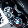 2Pcs Car Coasters Silicone Non-Slip Water Cup Mat Drink Pads Sticker For BMW G30 G32 G01 G02 G05 G06 G07 G26 G23 G22 F40 F20 G08