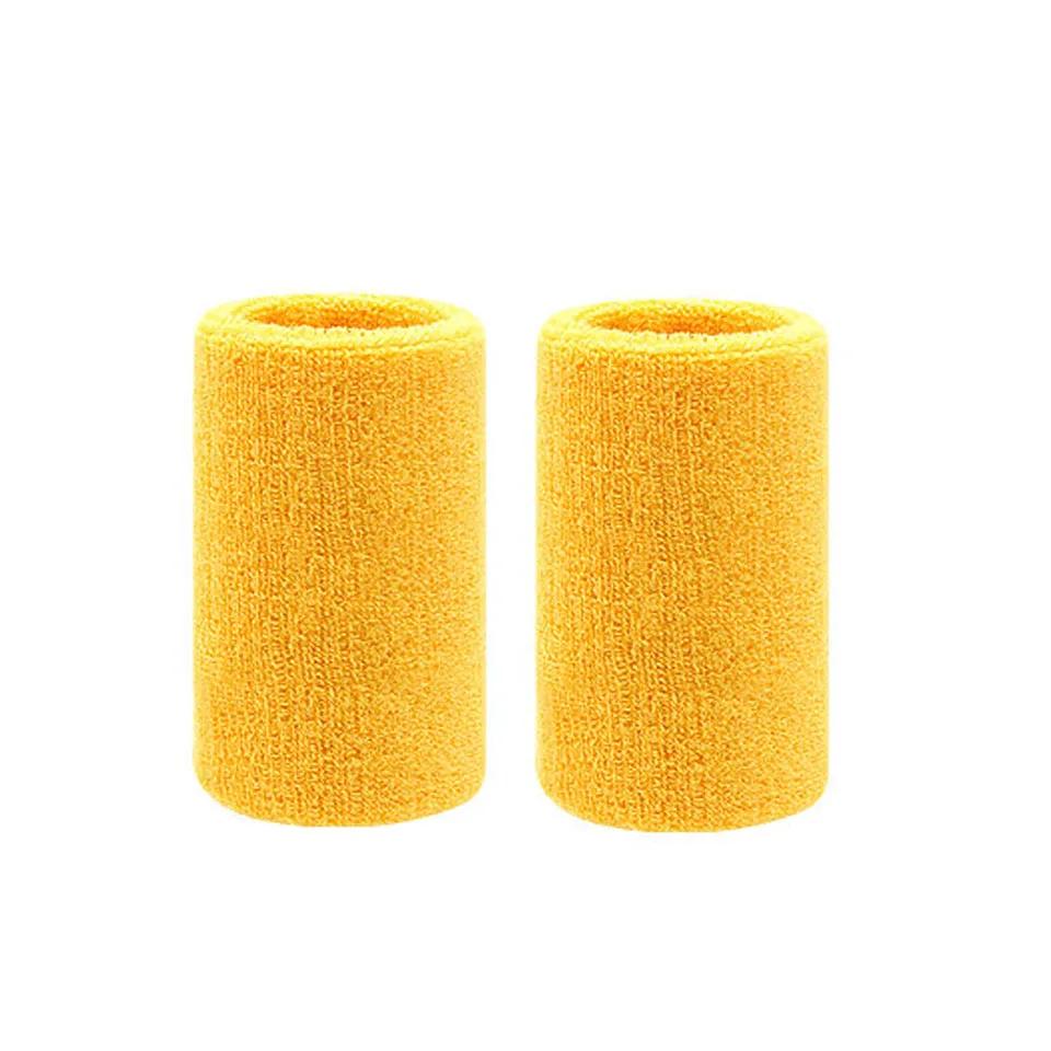 Aolikes 1 Pair Towel Sports Wristbands Tennis Sweat Bands Wrist Guard For Basketball Volleyball Padel Fitness Sweatbands Wrap