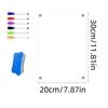 2mm Magnetic Acrylic Dry-Erase Board: Weekly Planner & Daily Calendar Refrigerator Magnet