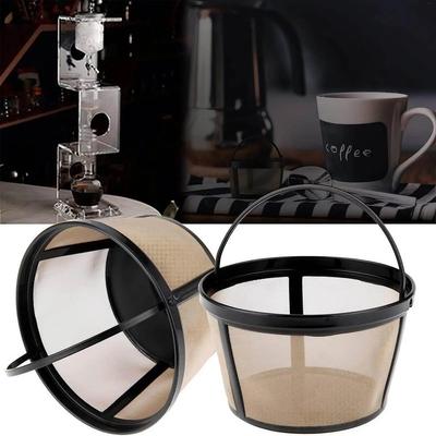 Reusable Coffee Filter Basket Stainless Steel Durable Tea Coffee Filter Screen Mesh Nylon with Handle Coffee Machine Filter