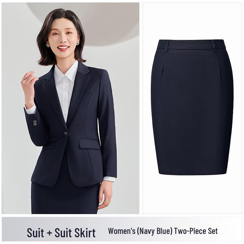Professional Suit Sets: Women's Jackets & Men's Formal Interview Wear for Hotel Managers and Business Companies