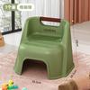 Thick Plastic Children's Cookie Stool, Home Shoe Bench, Non-Slip Bathroom Stool, Cartoon Low Stool for Kids' Room or Bathroom