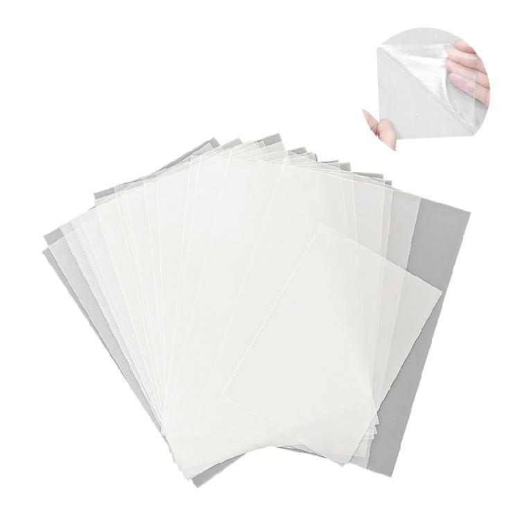 10 Pcs A3/A4 Adhesive Patches Double-Sided Adhesive Film For Sewing Crafts And Decorative Fabric Applications