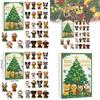 Christmas Dog Lover Advent Calendar With Acrylic Tree Ornaments For Holiday Celebration