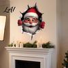 3D Christmas Decor Wall Stickers Holiday Decals for Living Room Bedroom And Party Decor Removable PVC Festive Art Home Entrance Classroom Office