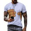 Visual Illusion 3D Print T Shirt Mens Designer Clothes Summer Women Casual Street Short Sleeve Tops Funny Oversized Kids Tees