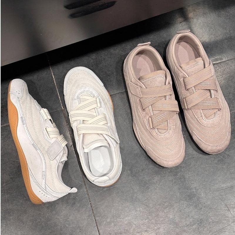 Fashion Women's Casual Sports Shoes 2025 Autumn Comfortable Non Slip Outdoor Fashion Sneakers Shallow Casual Retro Ballet Flats Shoes