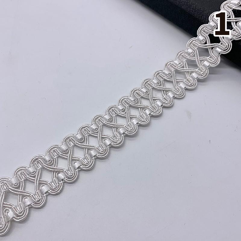 11,5–12 Meter Quastenbesatz, Spitzenband, 3 cm Breite, Spitzenbesatz, Fransen zum Nähen von Vorhängen, Heimpolstern, DIY-Zubehör