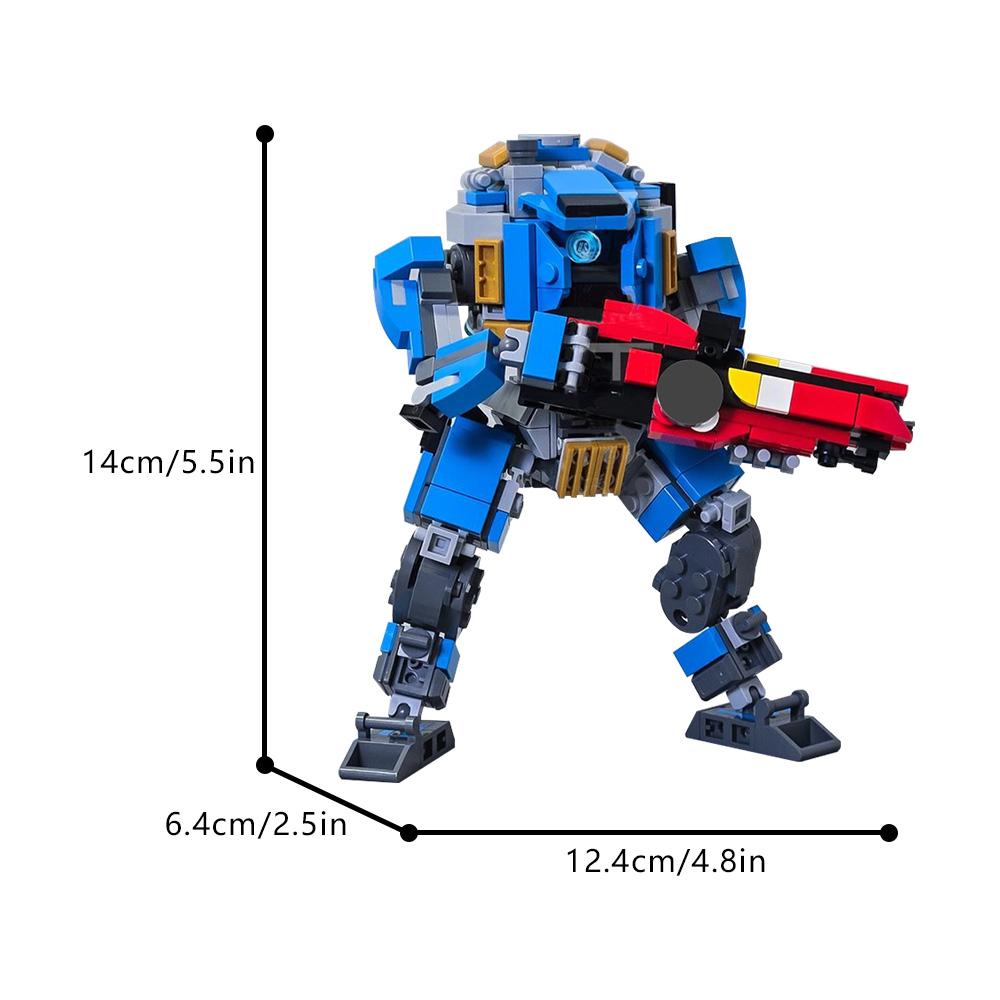 Gobricks BT-7274 Titan Classe Vanguard Mattoncini Gioco Titanfall 2 FS-1041 Titan Blocchi da Costruzione NORTHSTAR Titan Mattoncini Giocattolo Regalo Bambino
