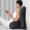 Reading Pillow for Sitting Rest, Supportive Backrest with Side , Detachable Headrest and Side Pockets Use