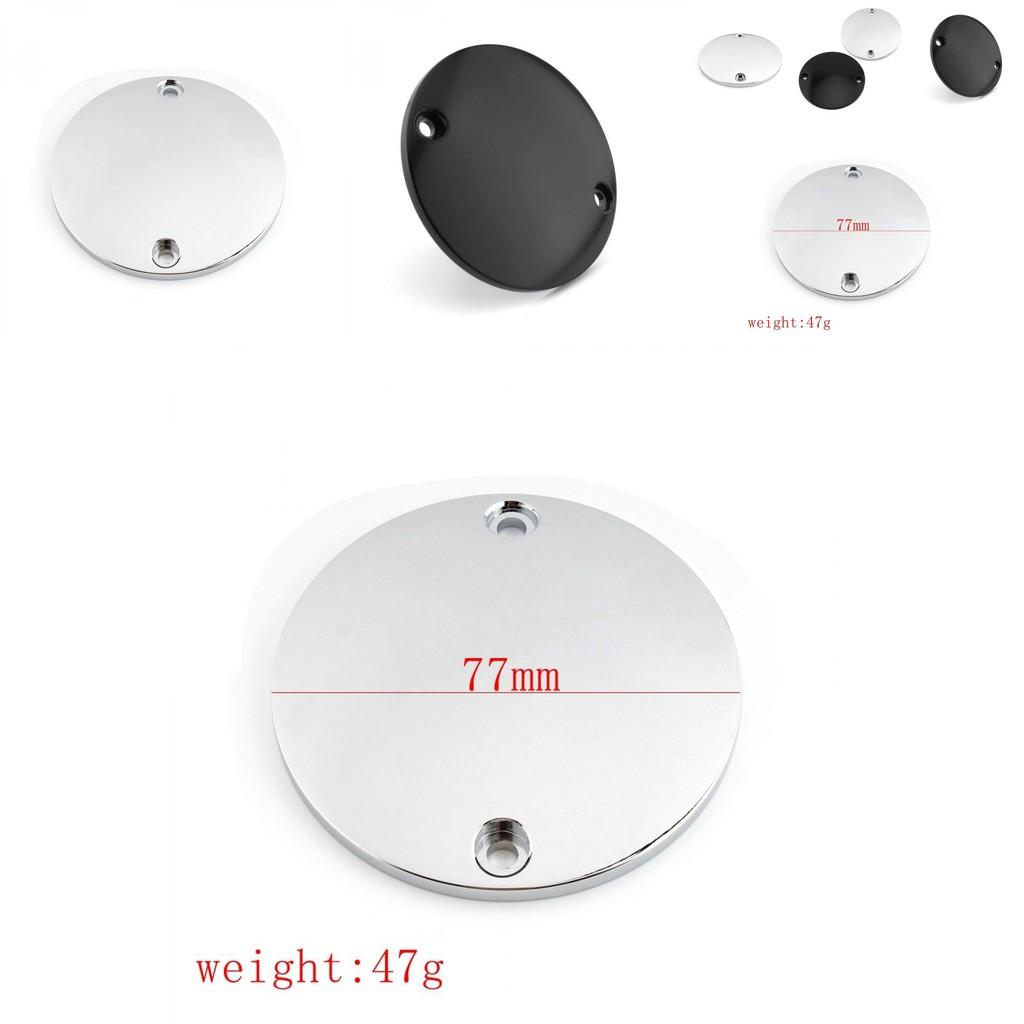 Resilient Engine Clutch Cover For Glide Road King Soft Tail With Elegant Finish In Black Silver