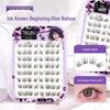 Adhesive-Free Qingqiu Tuoshan Fox Eyelashes: Thick, Natural Black-Brown Chinese Style
