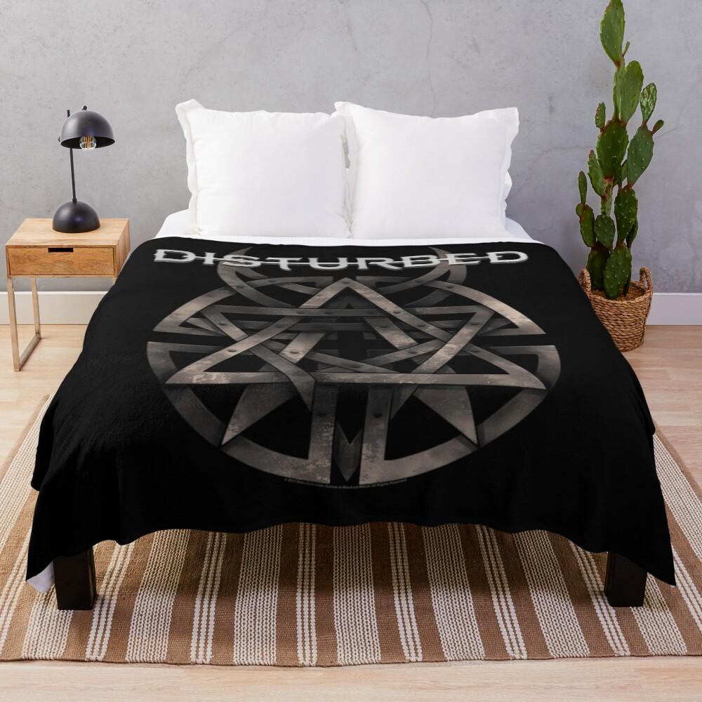 Disturbed Logo Throw Blanket