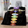 Rainbow 7 Chakra Mandala Bohemia Soft Plush Blanket,Flannel Blanket Throw Blanket for Living Room Bedroom Bed Sofa Picnic Cover