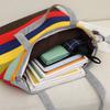 Neue gestreifte Canvas-Tasche leichte Tasche Büroangestellter lässige Schulter tragbar große Kapazität Damen-Tasche