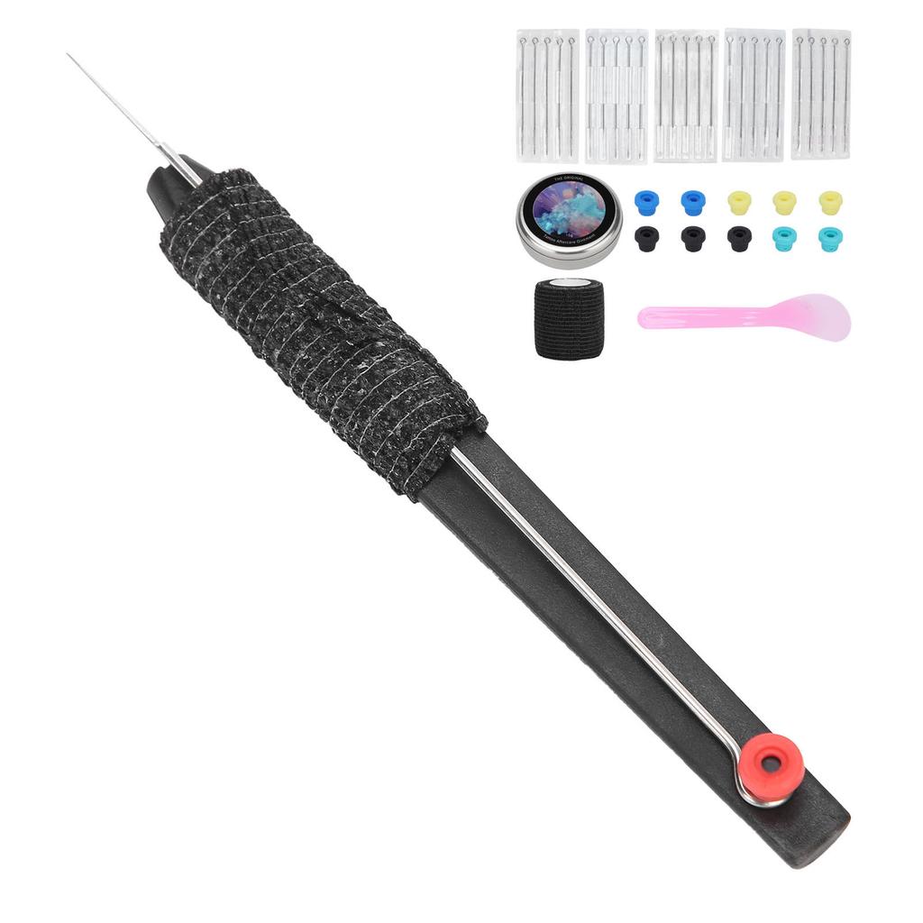 Ruční tetovací sada Stick DIY Tetovací potřeby Sada jehel Tetovací jehly Obvaz Tetovací průchodky