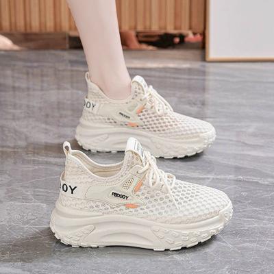 Sommer Damen Schuhe neu atmungsaktiv hohle Mesh Schuhe Kinder vielseitige Plateau Sportschuhe lässige Dad Schuhe