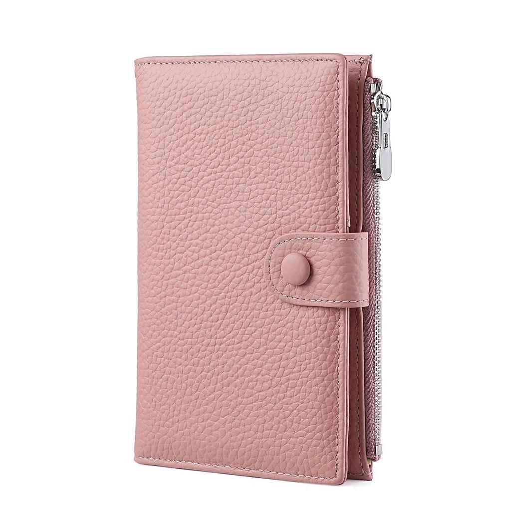 Echtes Leder Diebstahlsicherer Pass- und Ticketorganizer für Männer und Frauen