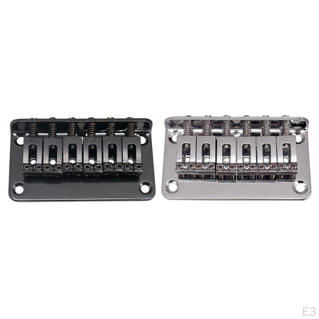 Bass Bridge Black Saddles 78 Mm With 5 Screws & 1 Wrench