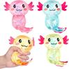 Bunte Salamander Malzose Fidget Spielzeuge Quetschbare Malzzucker Dehnbarer Axolotl Spaß zum Kneten Geburtstagszubehör Anti-Angst Geschenk