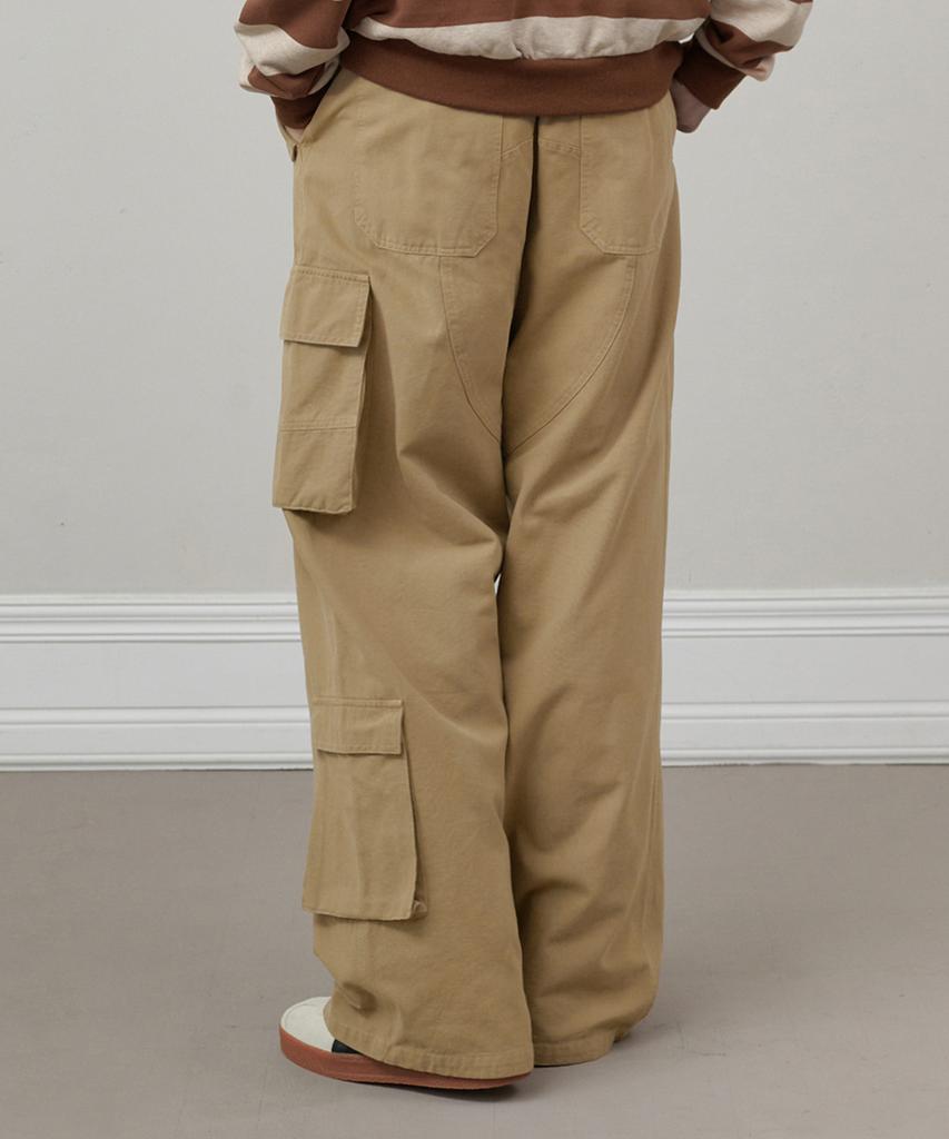 GLW Double Pocket Cargo Pants Beige