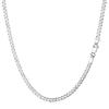 Suplight Halskette Kette Herren Silber 925 Damen Allergie 35 Zentimeter 3 Millimeter Accessoire