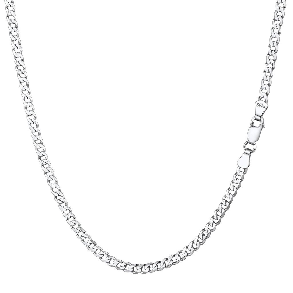 Suplight Halskette Kette Herren Silber 925 Damen Allergie 35 Zentimeter 3 Millimeter Accessoire