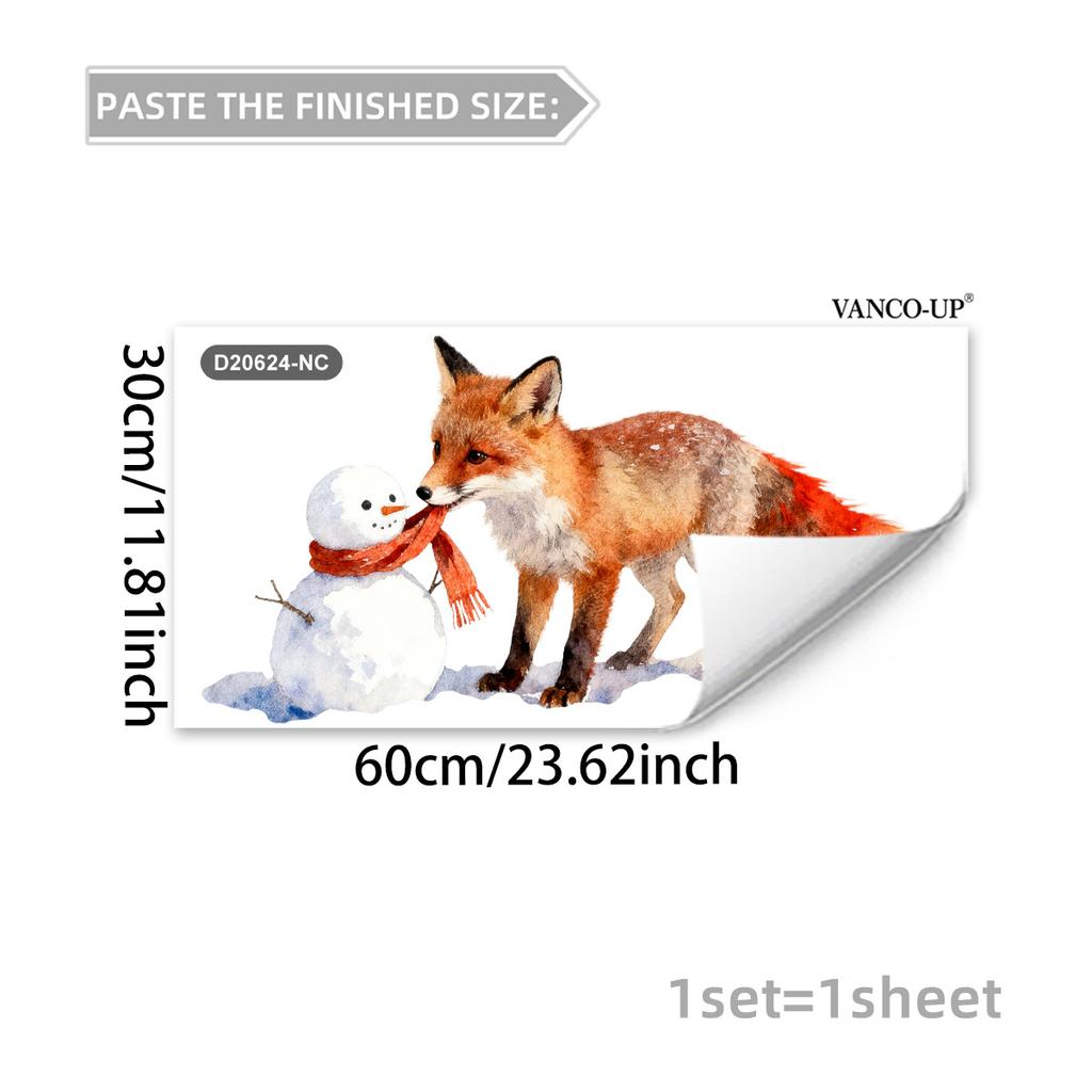 Creative Cartoon Animal Butterfly Static Window Stickers, No Glue Removable Glass Decals for Home Decor