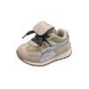 3-6 Years Old Children's Sports Shoes Leather Flip-up Children's German Training Shoes Girls' Non-slip Forrest Gump Shoes