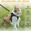 Cat Harness and Leash for Walking, Escape Proof Soft Adjustable Vest Harnesses for Cats, Easy Control Breathable Reflective Strips Jacket