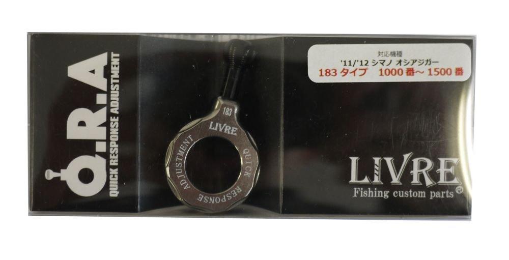 

LIVRE Reel 183 Type Titanium x 8062 Q.R.A Black.