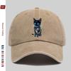 Pc Unisex Luminous Cat Print Pattern Baseball Cap Cute Pet Cat Print Is an Ideal Decorative Hat for Travel And ValentineS Day
