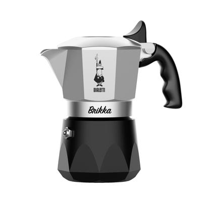 BIALETTI Bialetti Bricca 2-Tassen-Direktfeuer-Maschine Espressomaschine Macchinetta)