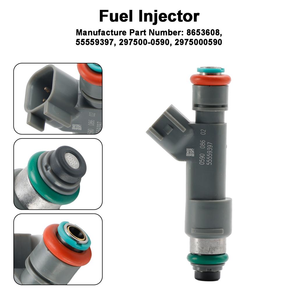 1PCS Fuel Injector 55559397 Fit SAAB 9-3 2.0L Turbo 2007-2011 8653608