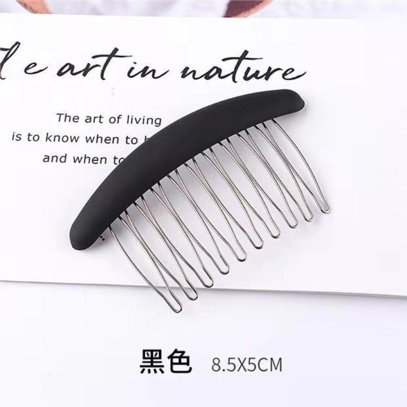 Small Size 7 Teeth Insert Comb Clip Women Hair Styling Hairpins Women Headwear Jewelry Bangs Broken Hair Comb Clip Girls Gifts
