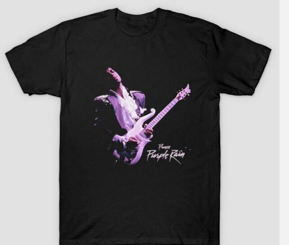 

Футболка Prince Purple Rain с коротким рукавом, все размеры от S до 5XL, унисекс XXXL
