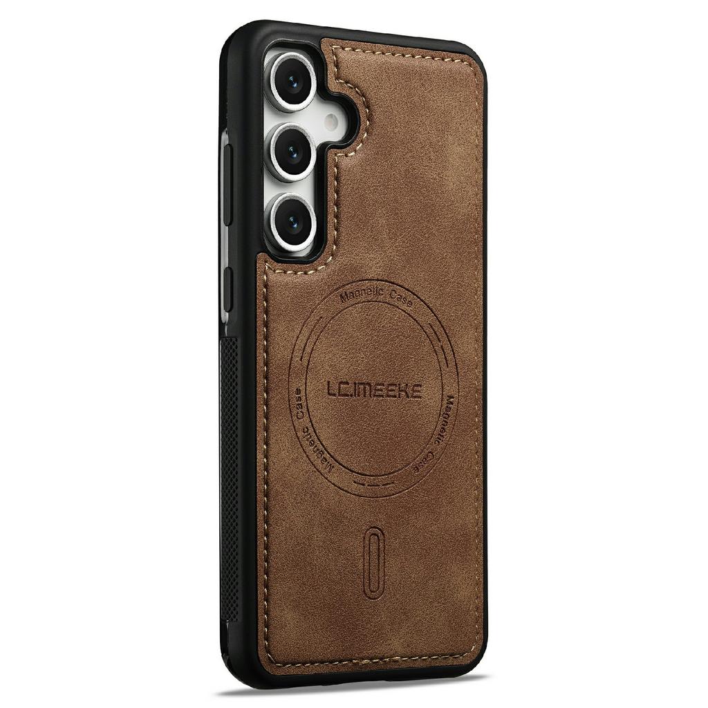 LC.IMEEKE L6 For Samsung Galaxy A37 5G Magnetic Case PU Leather Coated PC TPU Phone Cover