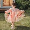 Girls' Butterfly Dress - Spring 2025 Sweet Mesh Princess Skirt
