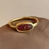 Women Watch Gold Retro Oval Quartz Wristwatch Luxury Bracelet Watches Elegant Ladies Dress Clock Daily Reloj Mujer Montre Femme