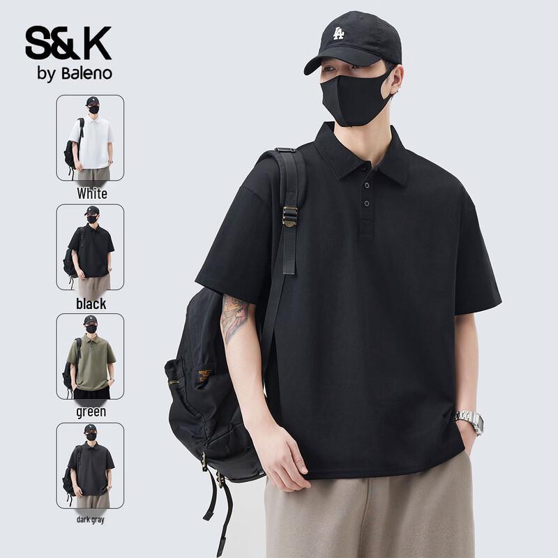 Baleno Men s S&K Series Short Sleeve Polo Shirt L