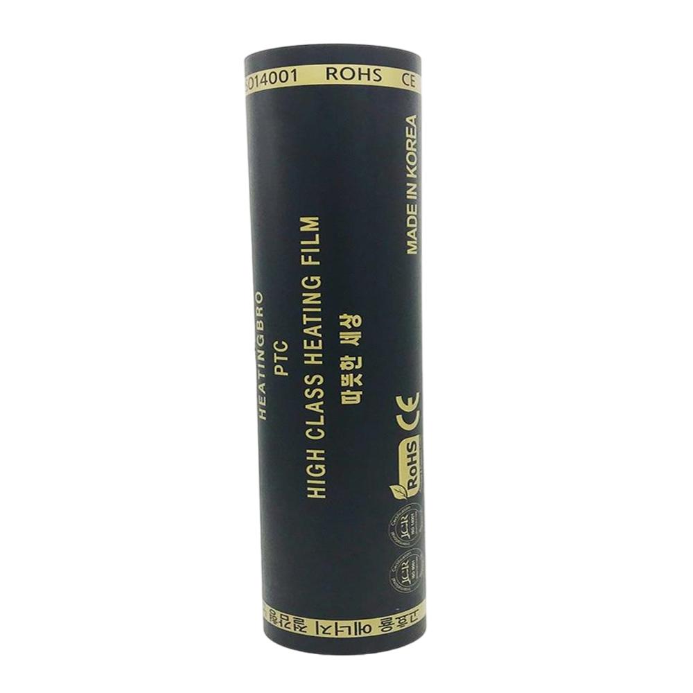 

Нагревательная пленка Высокостеклянный графен Нагревательная пленка PTC Энергосберегающая защита от перегрева Инфракрасная электрическая теплая пленка для пола с бесплатными зажимами на теплом коврике для пола 0.5m*6m чёрный