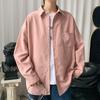 2026 Men's Korean Style Long Sleeve Shirt: Trendy Autumn Loose-Fit Thin Jacket